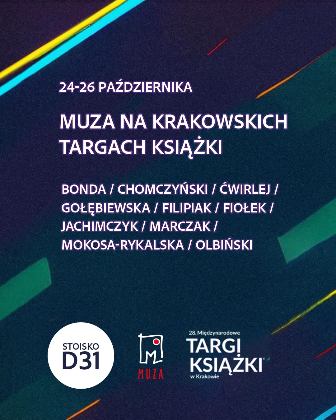 Muza na  Międzynarodowych Targach Książki w Krakowie