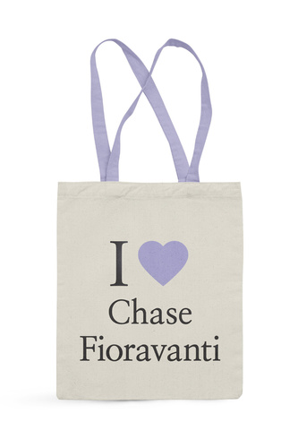 Chasing Paris. Torba bawełniana Chase Fioravanti (lawendowa)