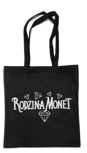 Torba bawełniana Rodzina Monet czarna