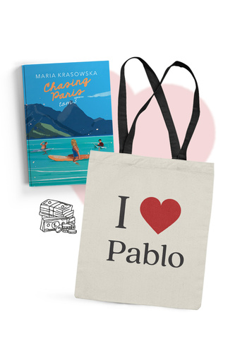 Chasing Paris. Tom 3 z Torbą bawełnianą Pablo (czerwona)